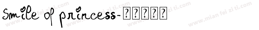 Smile of princess字体转换